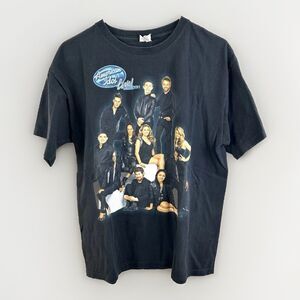 American Idol Tour 2011 Size Large Black T-Shirt